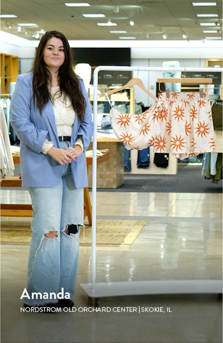 Sofie One-Shoulder Crop Top & High Waist Shorts Set, sales video thumbnail