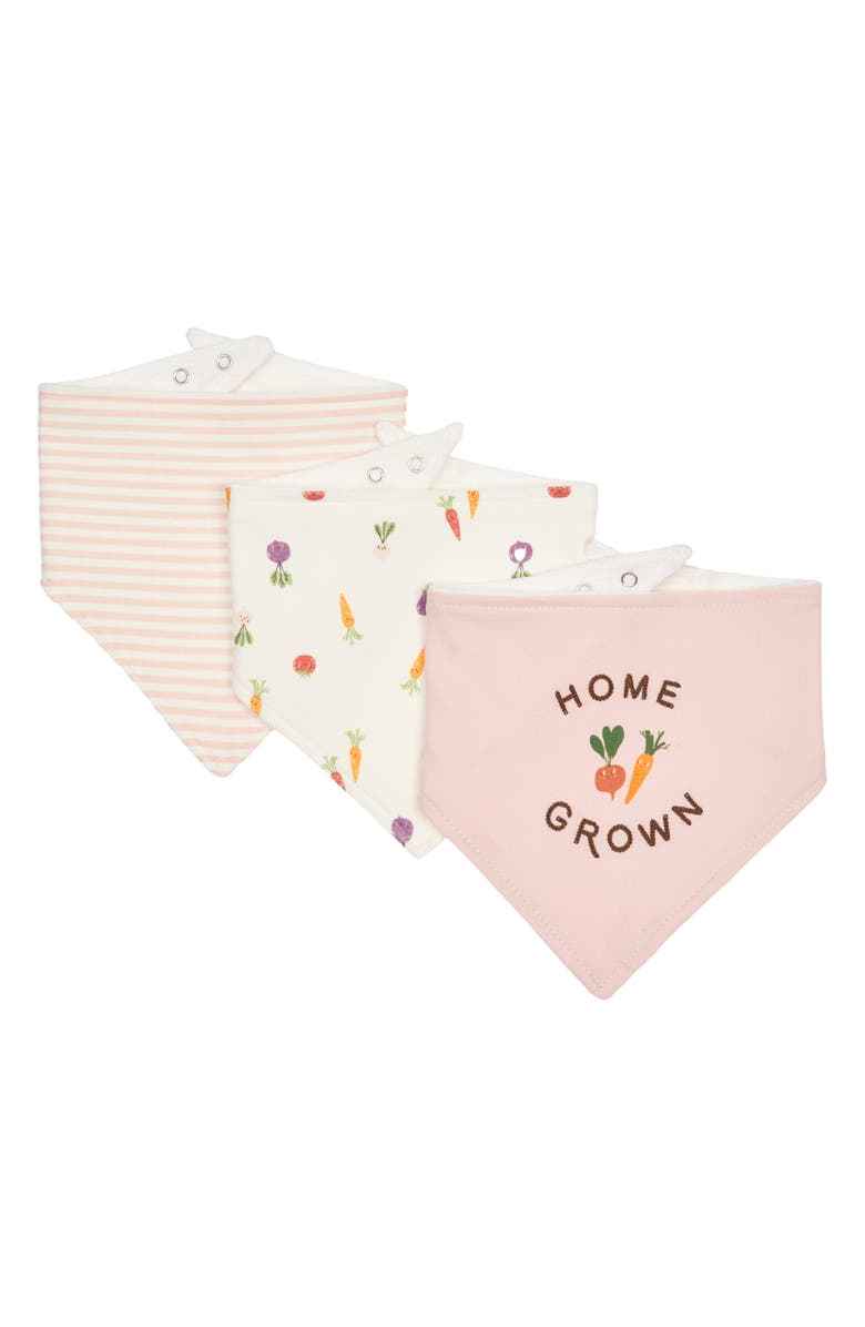RABBIT AND BEAR ORGANIC Organic Cotton Bibs - Pack of 3, Main, color,