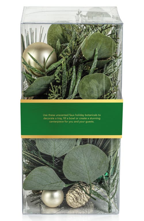 Zodax Holiday Botanical Vase & Bowl Filler In Green
