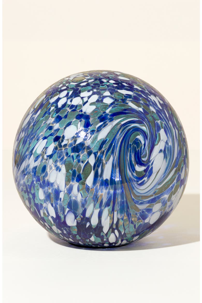 10" Solar Garden Globe Lights, Main, color, Atlantic Blue