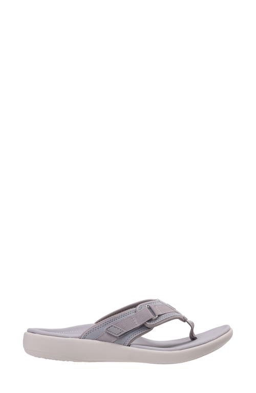 Revitalign Yumi Northfork Flip Flop In Gray