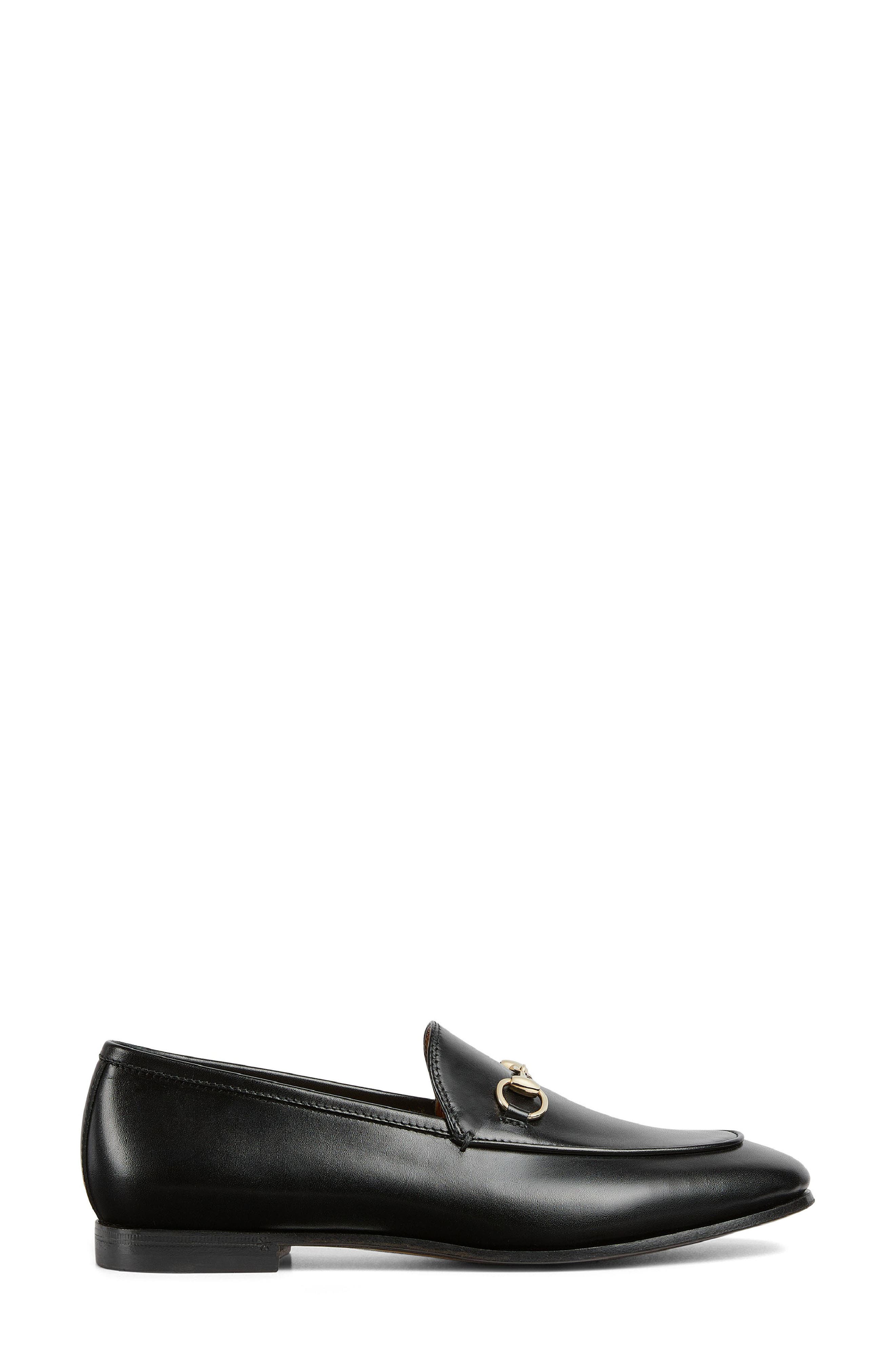 Gucci Jordaan Bit Loafer, Alternate, color, Black