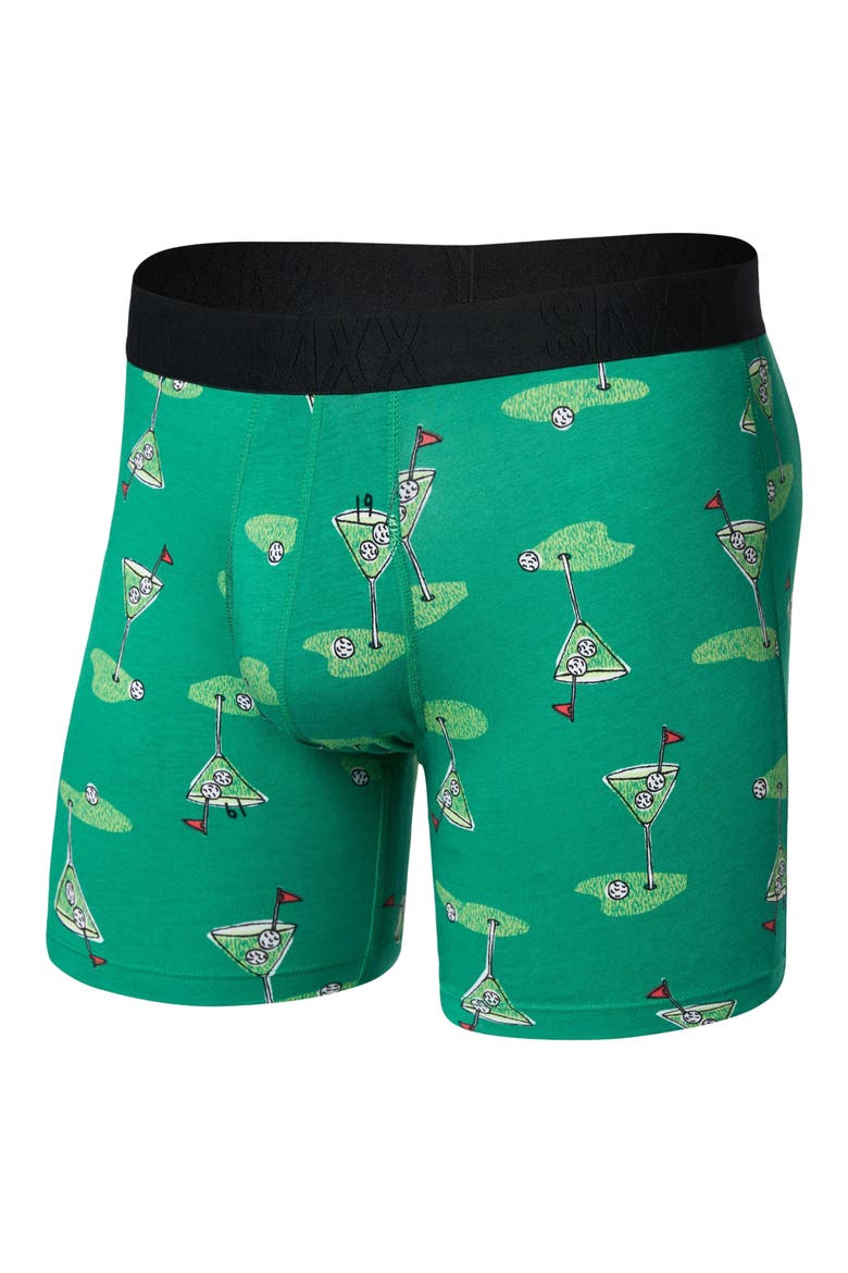 DropTemp™ Cooling Cotton Boxer Briefs, Alternate, color, GOLF MARTINI-LUSH MEADOW