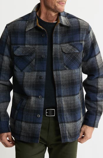 Jachs Plaid Shirt Jacket