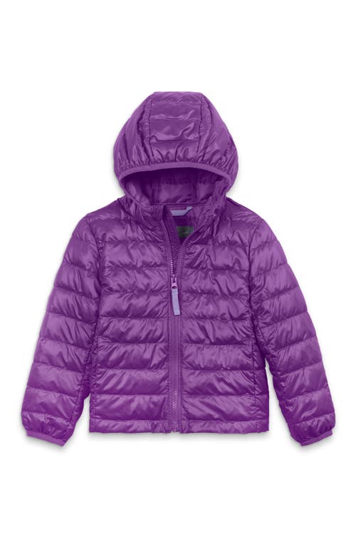 Primary Kids Lightweight Puffer Jacket In Purple