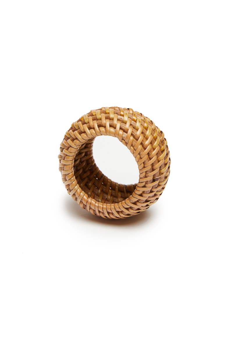 Eclipse Napkin Ring - Set of 4, Alternate, color, Natural