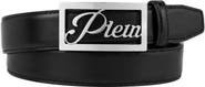 PHILIPP PLEIN Plein Signature Log Leather Belt Men