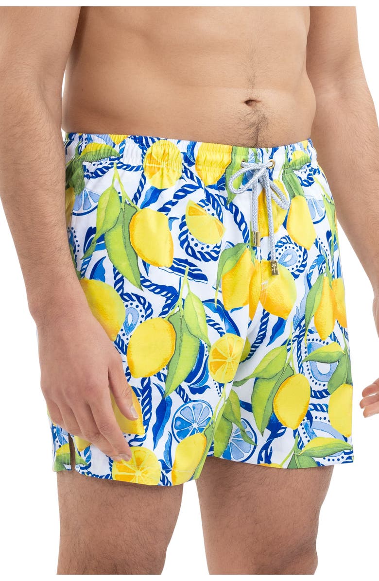 Kenny Flowers The Bossitano - Swim Trunks, Alternate, color, White