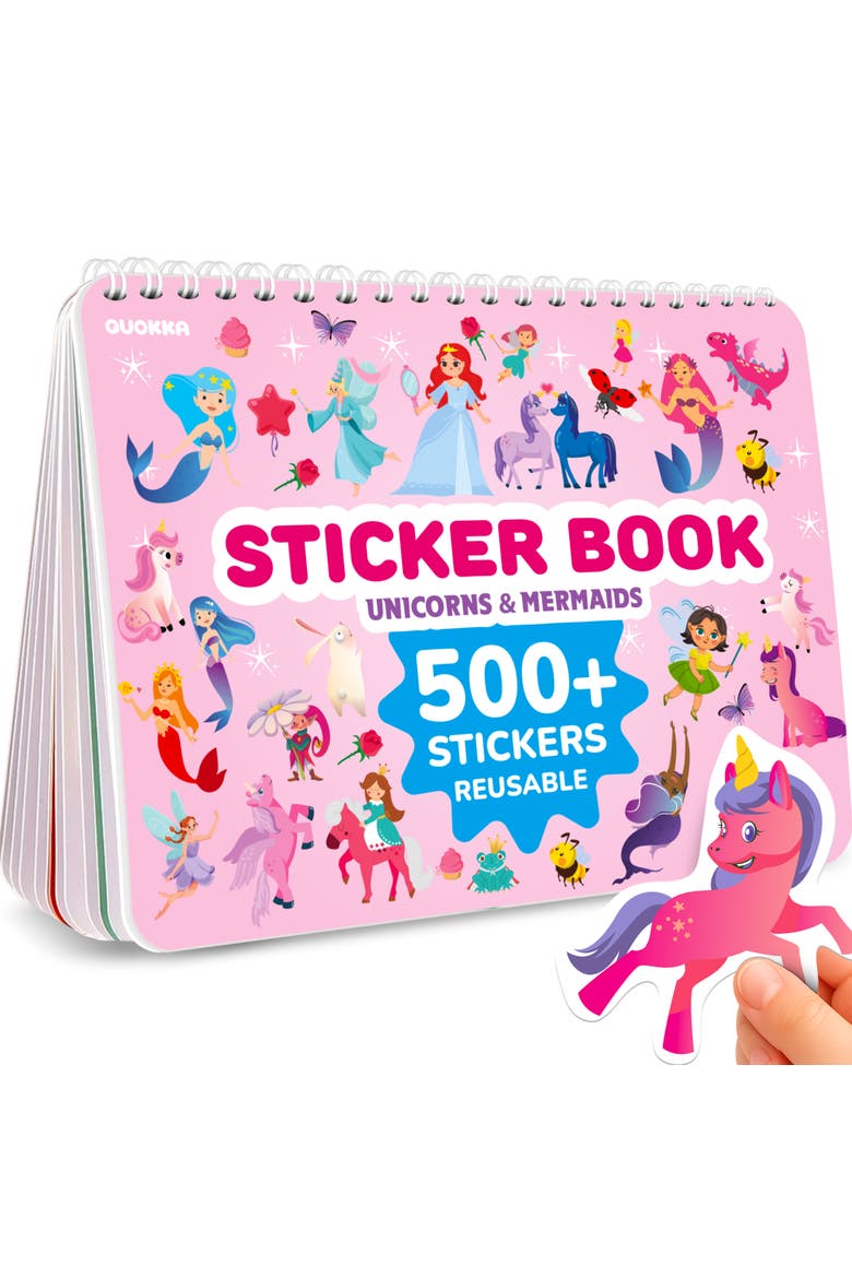Kids Sticker Activity Books, Main, color, Unicorns & Mermaids