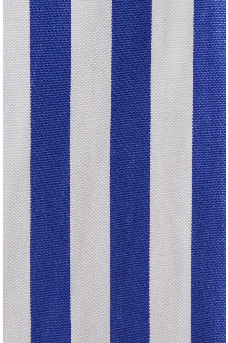 Stripe Cotton Open Shirt, Alternate, color, ELECTRIC BLUE/ WHITE