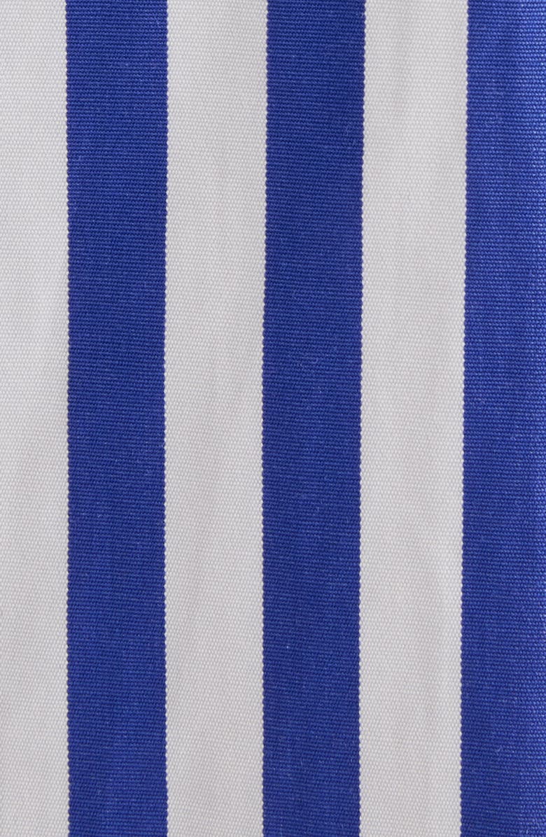 Givenchy Stripe Cotton Open Shirt, Alternate, color, Electric Blue/ White