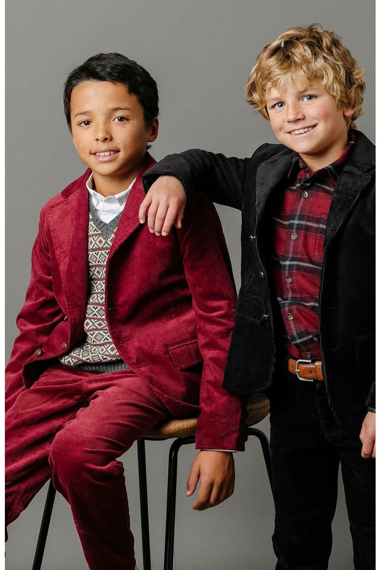 Boys' Organic Corduroy Pant, Toddler, Alternate, color, Oxblood Cord