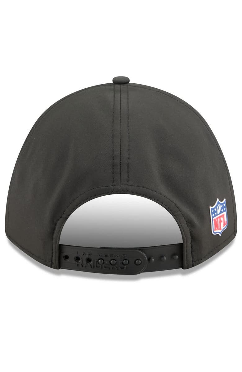 New Era Men's New Era Black Las Vegas Raiders 2025 Sideline  M-Crown 9FORTY Adjustable Hat, Alternate, color, Black