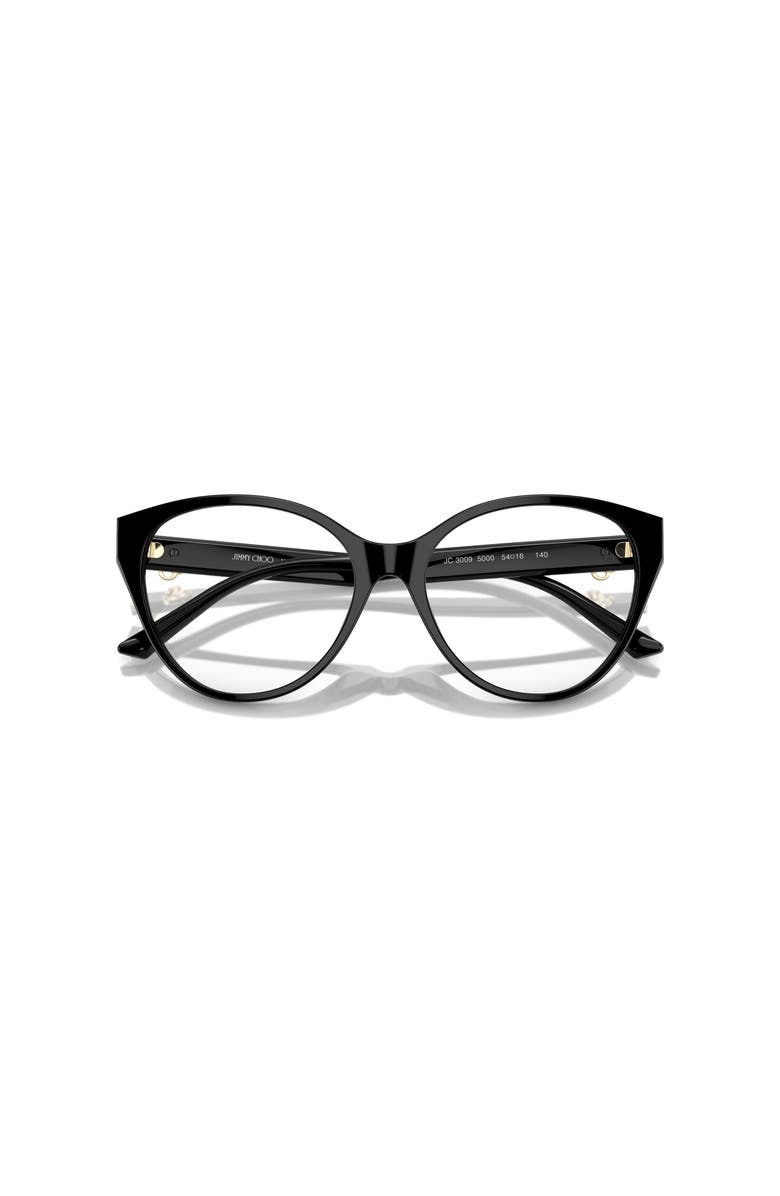 Jimmy Choo 54mm Phantos optical glasses, Alternate, color, Black