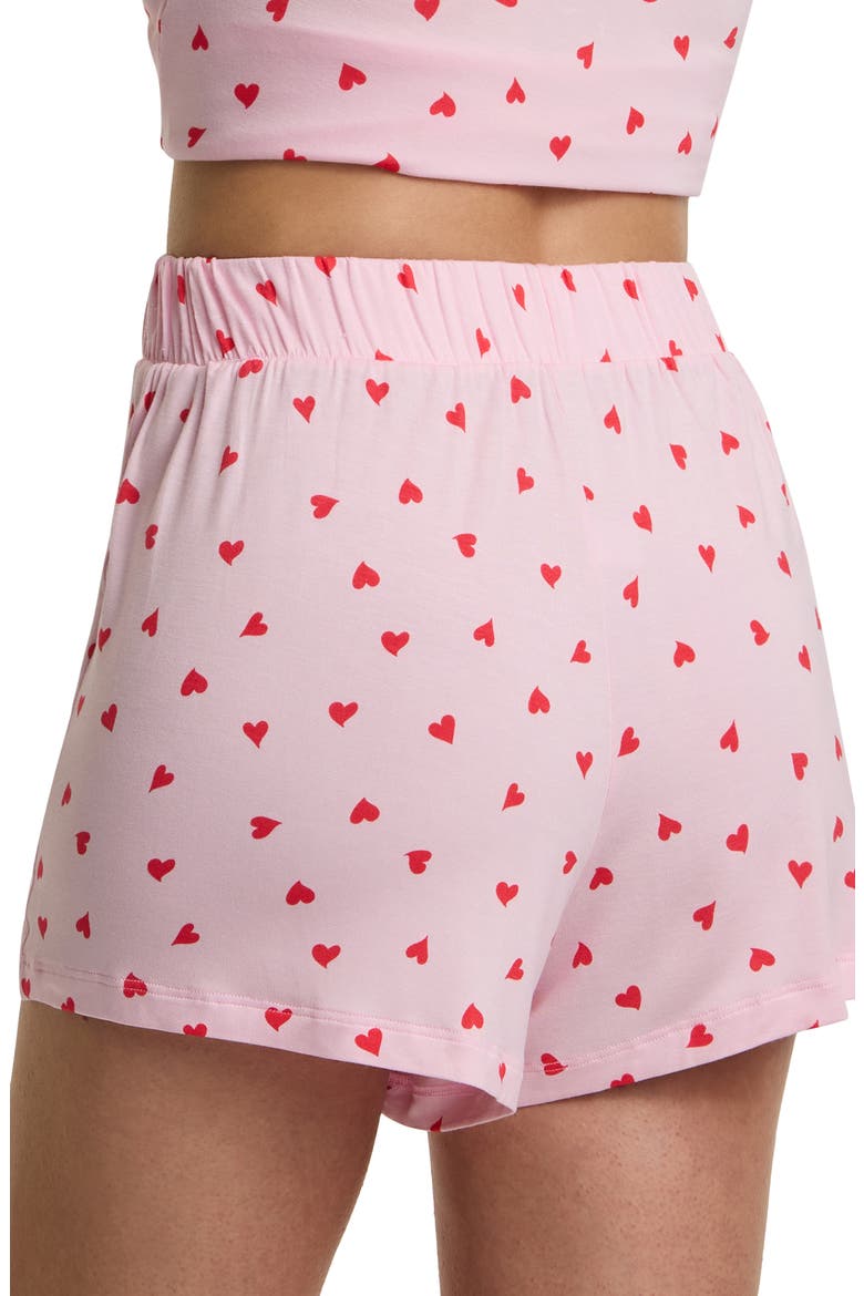 Unwind Drawstring Shorts, Alternate, color, SO IN LOVE PINK