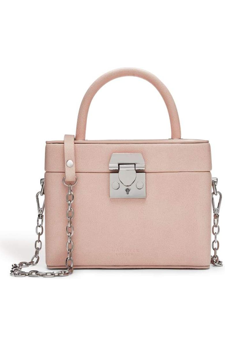 LaBante London Mae Pink Satchel Vegan Cross Body Bag, Main, color, Pink