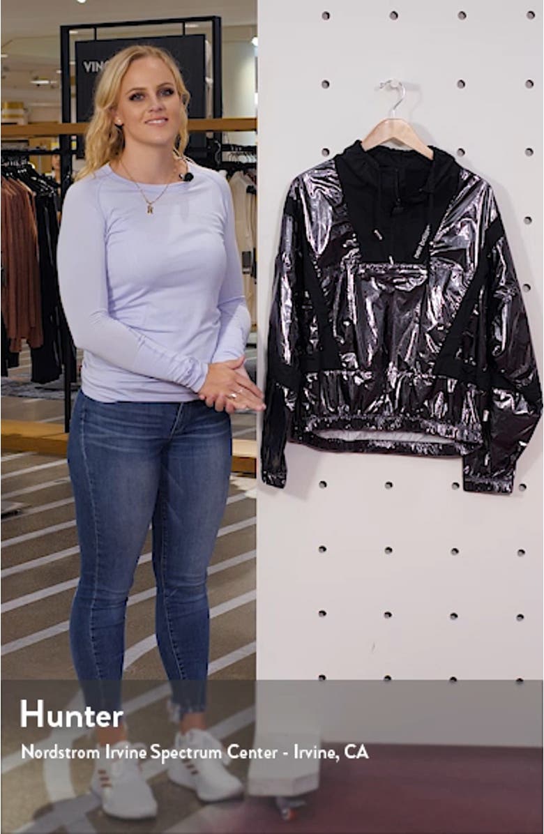 Select Metallic Quarter Zip Windbreaker, sales video thumbnail