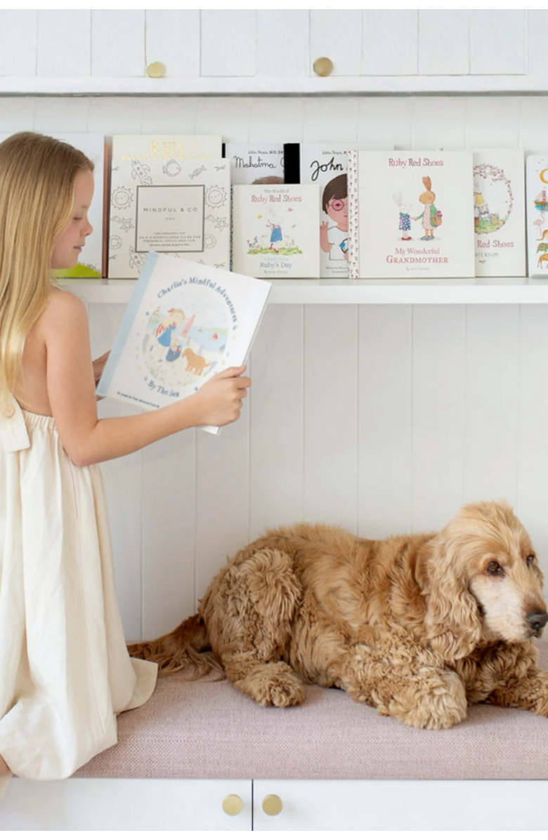 Mindful & Co Kids Charlie's Mindful Adventures by the Sea, Alternate, color, White With Print