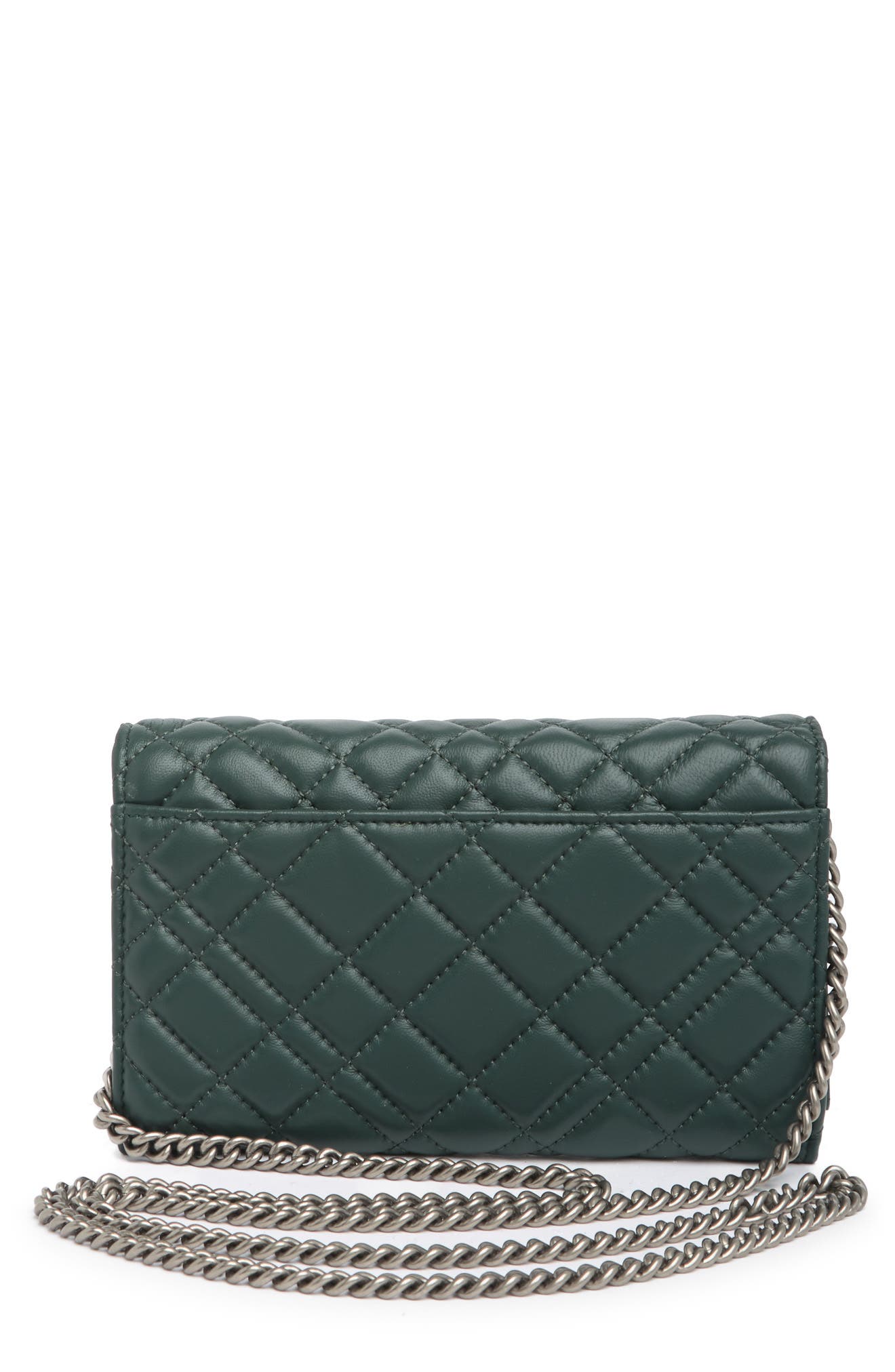 Kurt Geiger London KURT GEIGER Leather Brixton Chain Wallet, Alternate, color, 