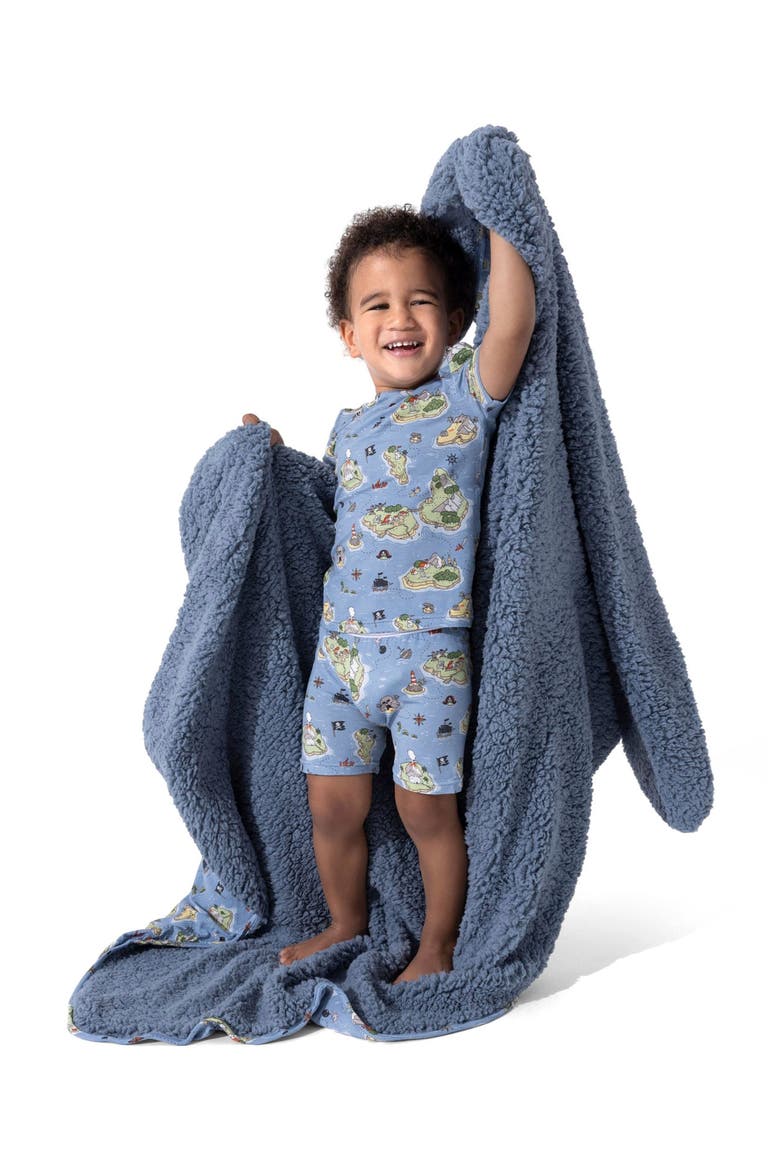 Pirate Cove Kids 2-Piece Short Sleeve & Shorts Pajama Set, Alternate, color, Pirate Cove