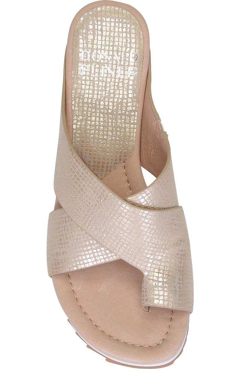 Donald Pliner Sisu Wedge Sandal, Alternate, color, Platino