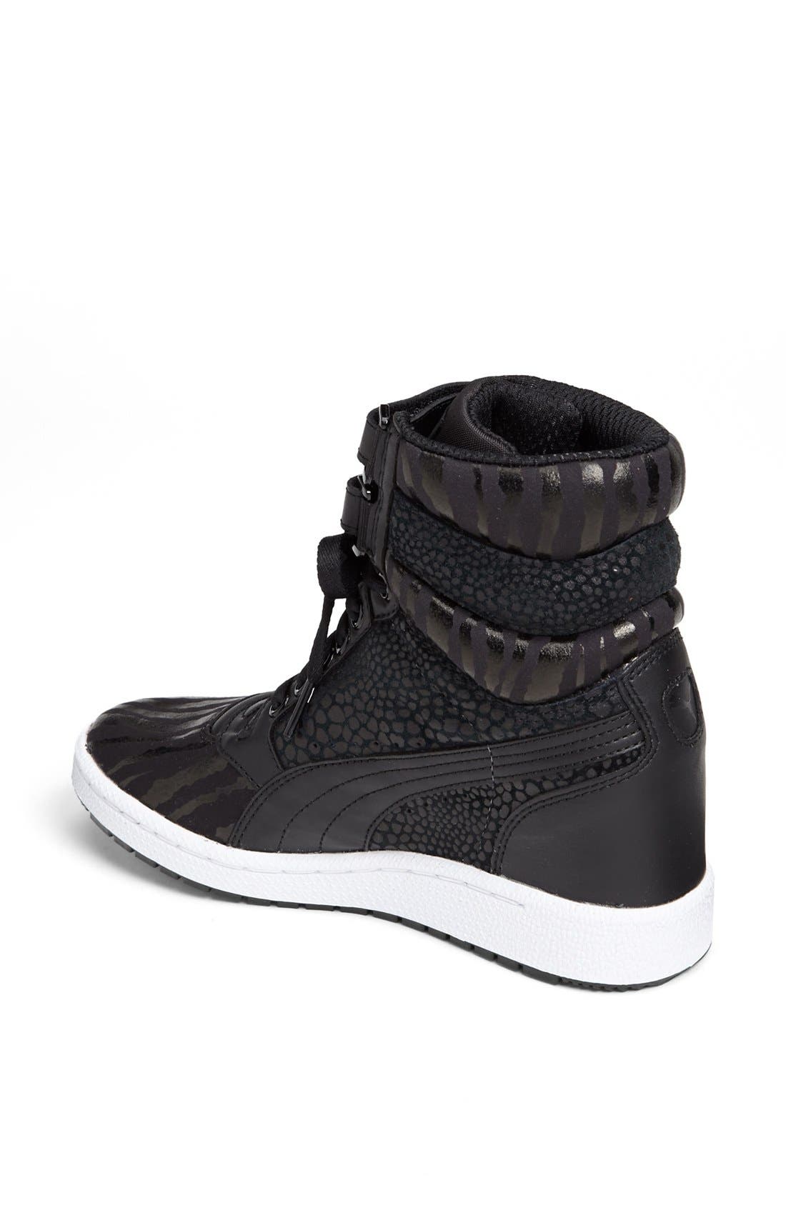 PUMA 'Sky Wedge Reptile' Sneaker, Alternate, color, 