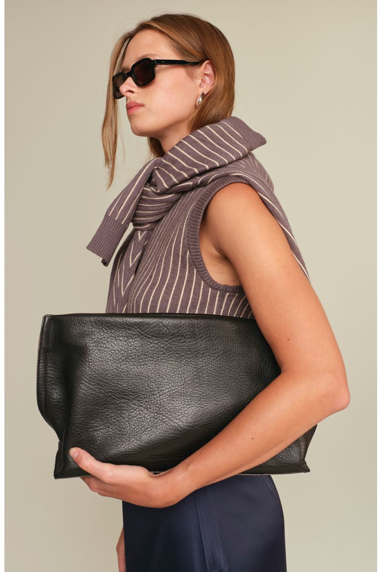 Bruce Stripe Sweater Vest, Alternate, color, GREY MELANGE WITH ECRU