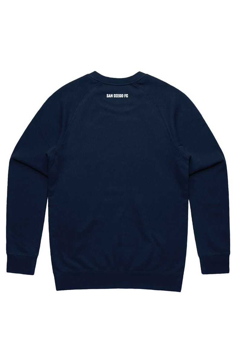 Peace Collective Unisex Peace Collective  Navy San Diego FC Pullover Sweatshirt, Alternate, color, 