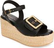Chocolat Blu Jenis Ankle Strap Platform Wedge Sandal