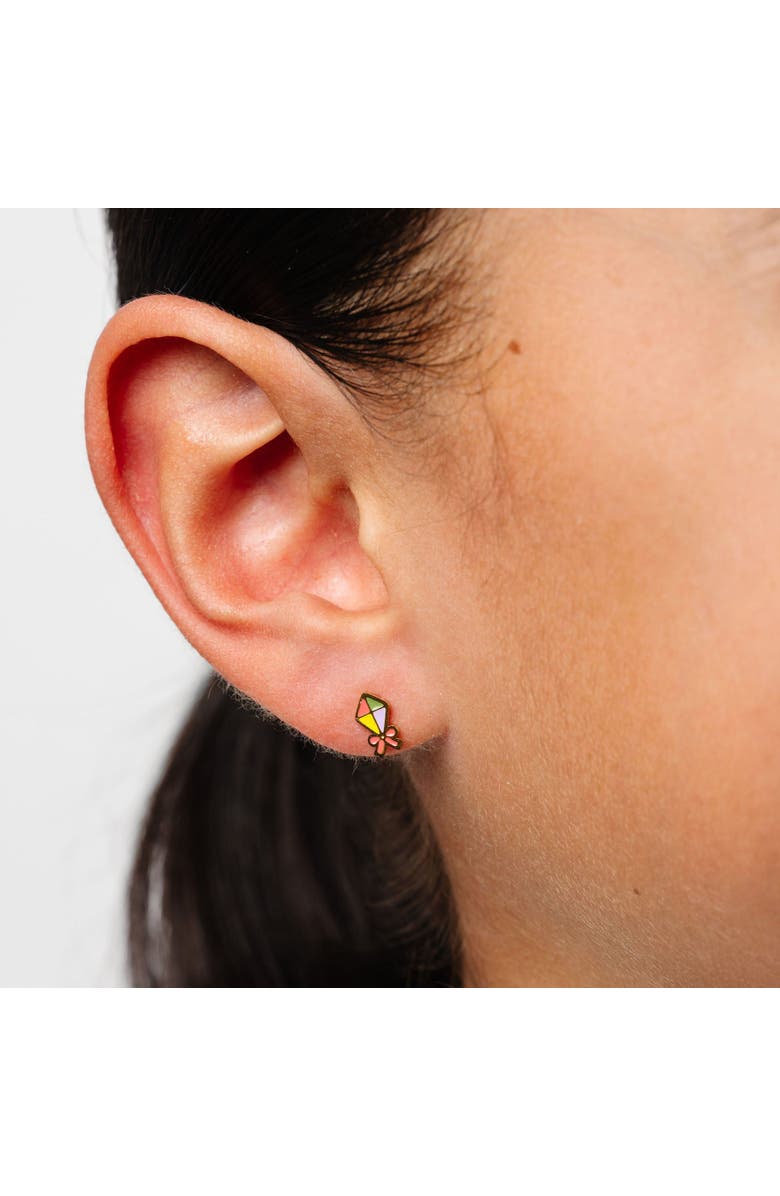 Pip Pop Kite Stud Earrings, Alternate, color, Multi