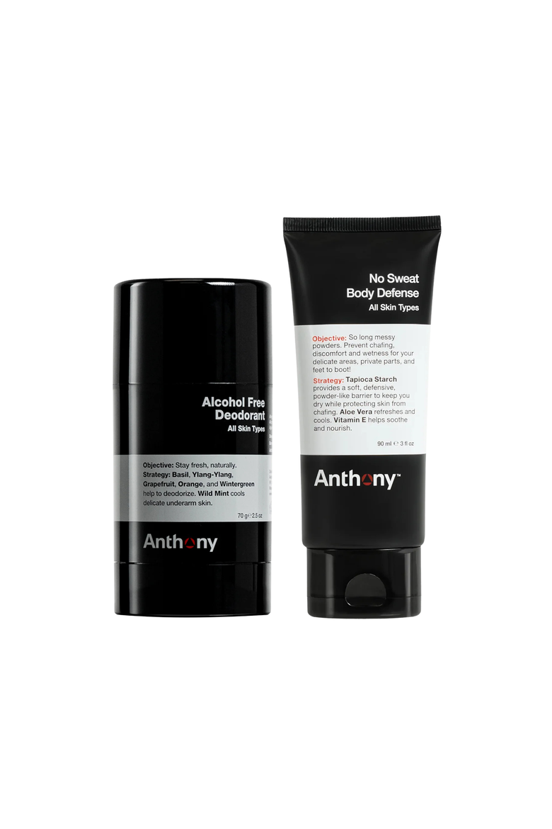 Deodorant + No Sweat Duo, Main, color, White