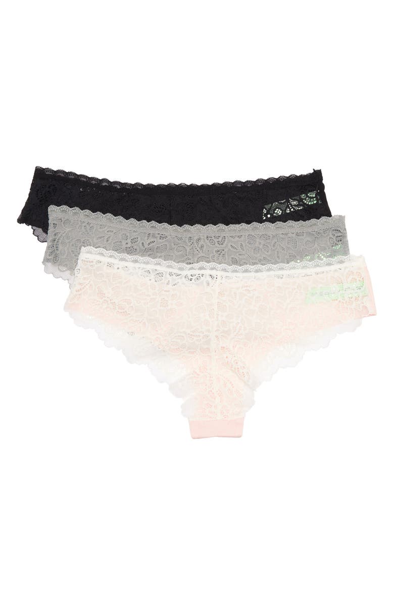 Honeydew Bri Low Rise Hipster - Pack of 3, Alternate, color, Bas9