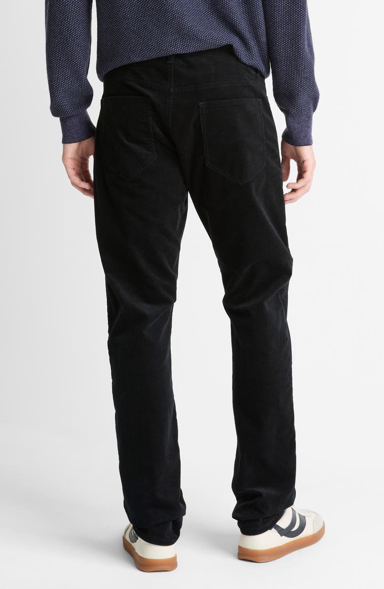 Vince Dylan Stretch Cotton Corduroy Pants, Alternate, color, Black