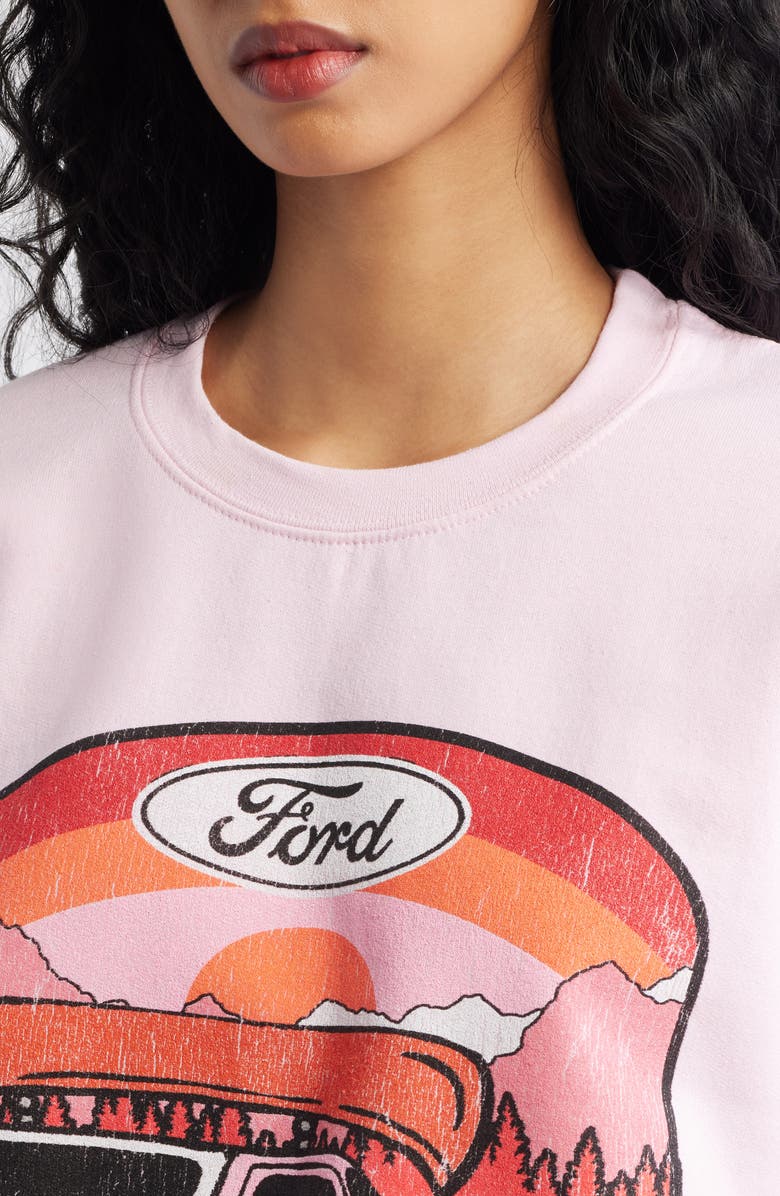 Merch Traffic Bronco Graphic Sweatshirt, Alternate, color, Pink