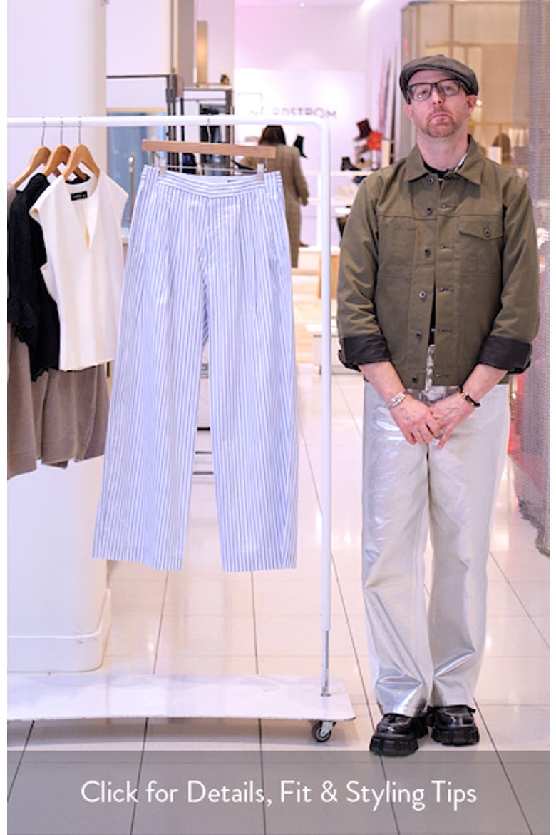 Chappell Stripe Cotton Poplin Pants video