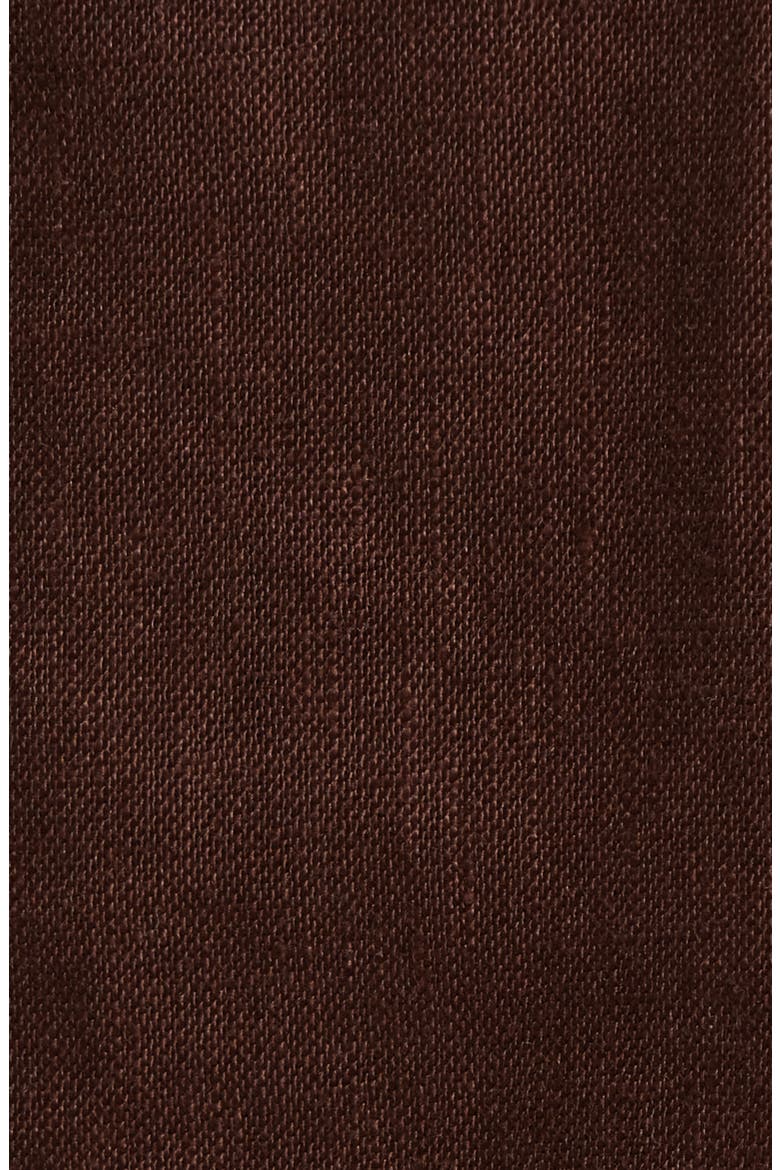 Akira Square Neck Linen Top, Alternate, color, ESPRESSO