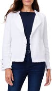 NIC+ZOE Fringe Mix Knit Jacket