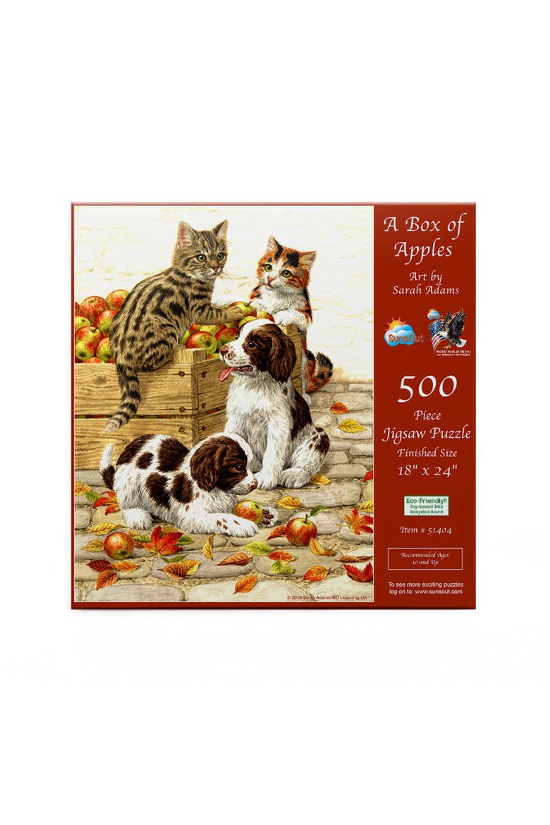 Box of Apples 500 piece Jigsaw Puzzle for Adults, Alternate, color, Multicolor