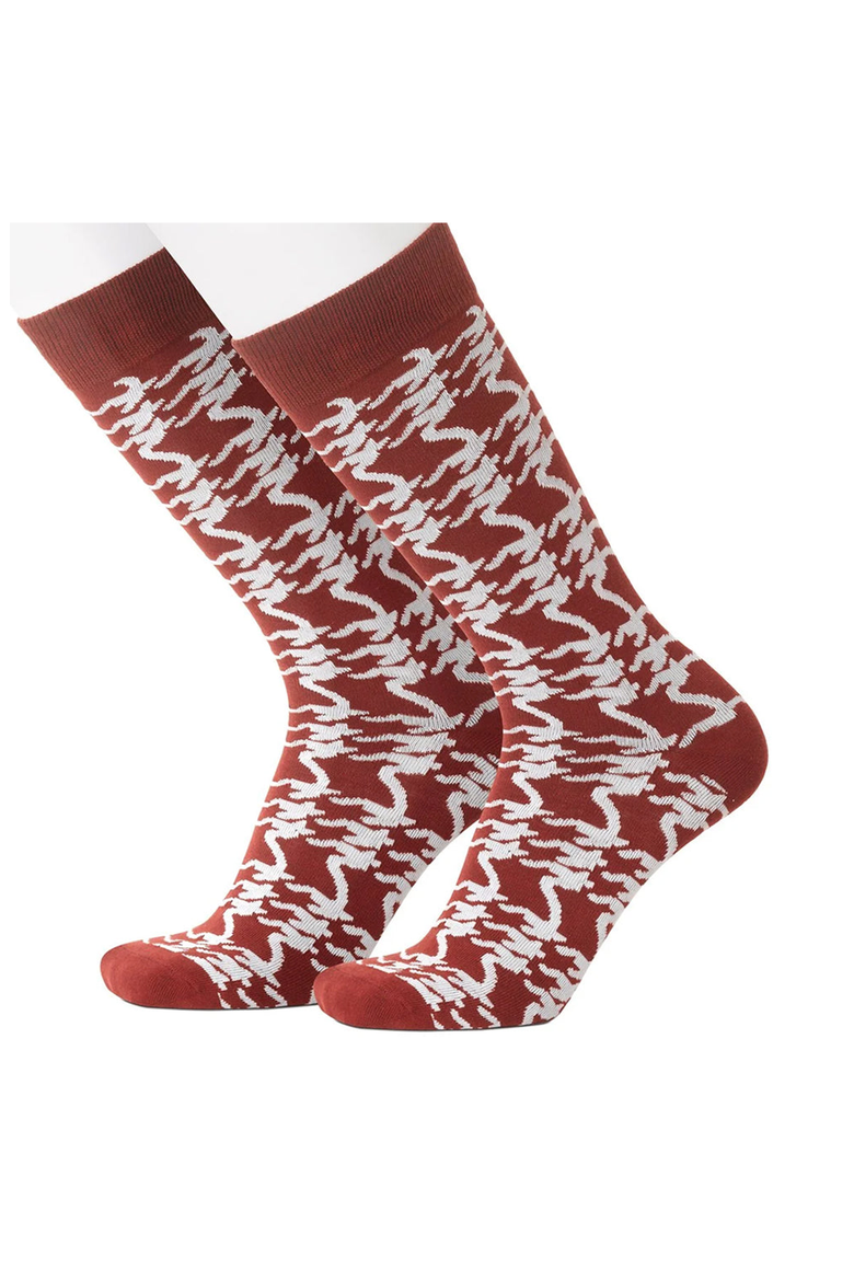 Wiresome Socks, Main, color, Chestnut Brown