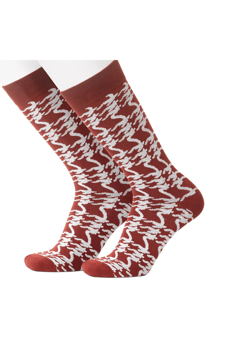 Beau Ties of Vermont Wiresome Socks, Main, color, Chestnut Brown