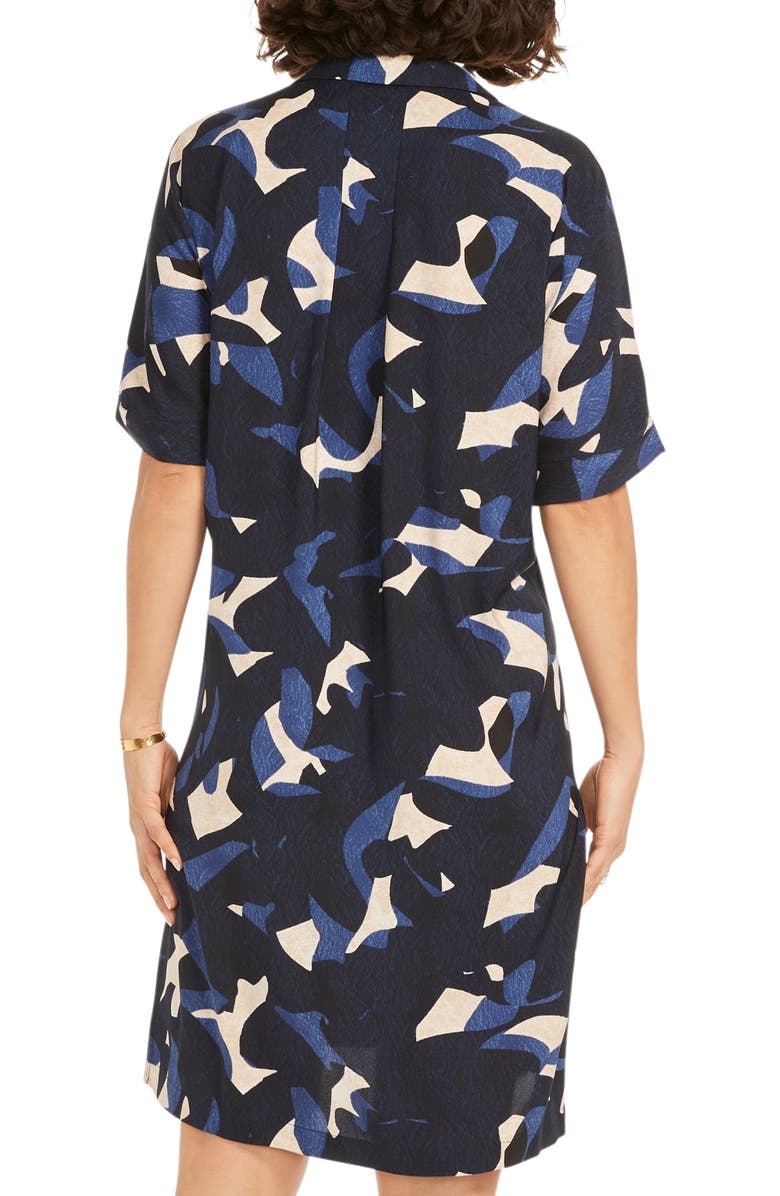NIC+ZOE Abstract Billow Shirtdress, Alternate, color, 