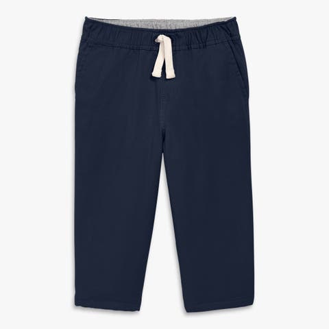 Baby Lined Stretch Chino Drawstring Pant