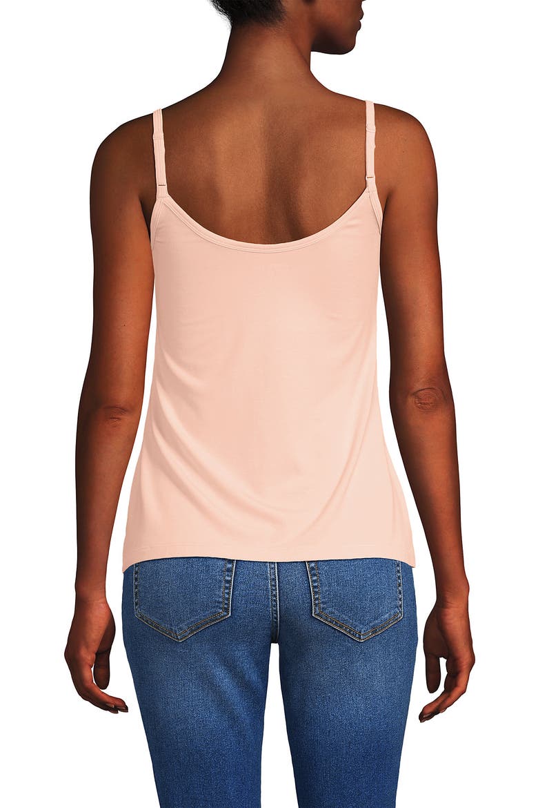 Cooling V-neck Camisole, Alternate, color, Soft Mineral Blush