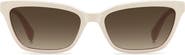 Kate Spade New York aisha 55mm gradient ectangular sunglasses