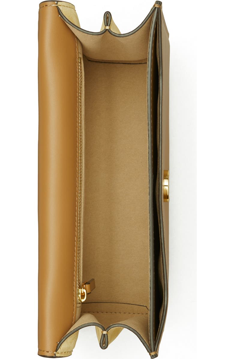 Tory Burch Miller Snakeskin Print Colorblock Leather Shoulder Bag, Alternate, color,