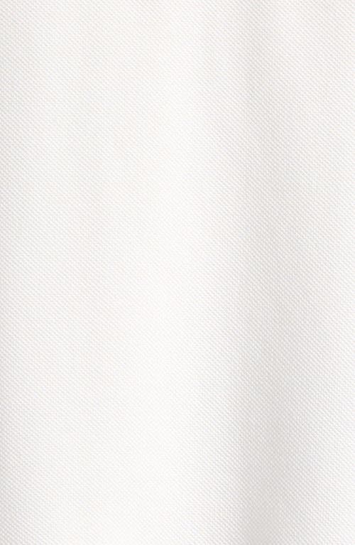 Moncler Polo Shirt With Lapel Short Sleeve In Natural