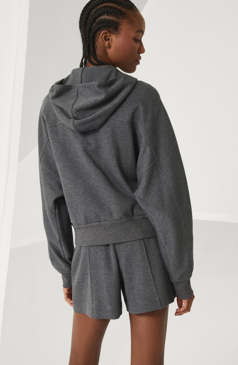 Brunello Cucinelli Pique Sweatshirt with logo, Alternate, color, 