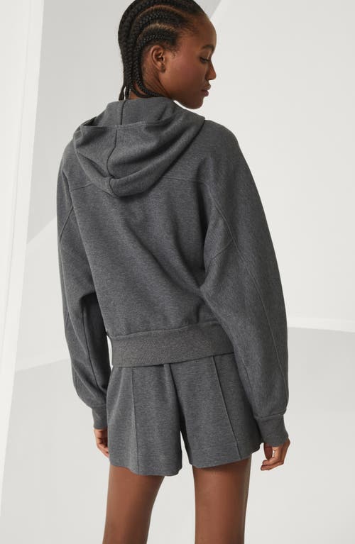 Brunello Cucinelli Pique Sweatshirt With Logo In Lead