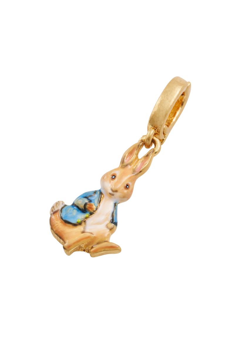 Fable England x Peter Rabbit Charm, Alternate, color, Gold