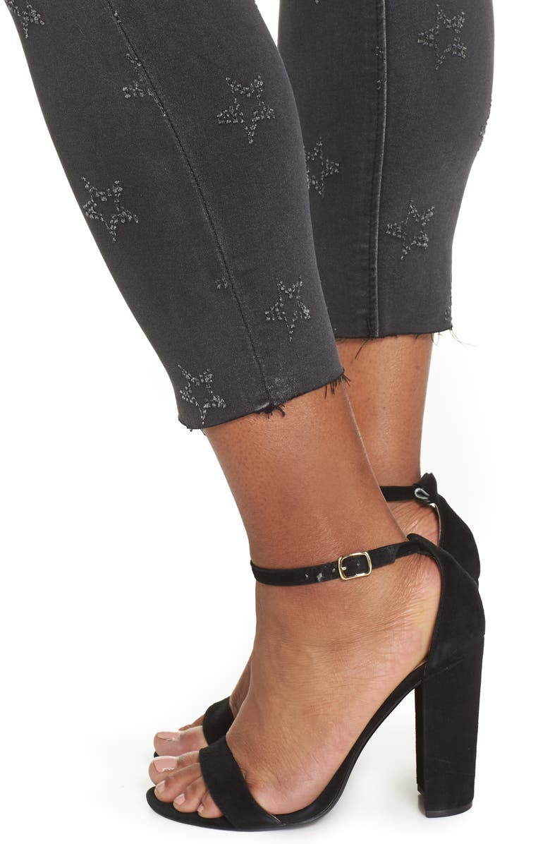 YSJ Star Ankle Skinny Jeans, Alternate, color,